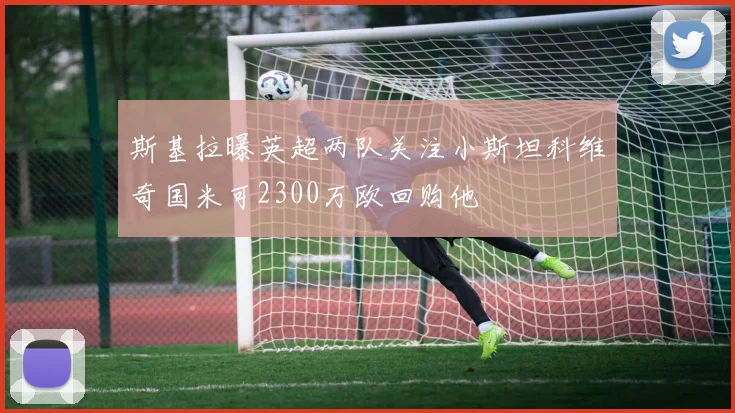 斯基拉曝英超两队关注小斯坦科维奇国米可2300万欧回购他